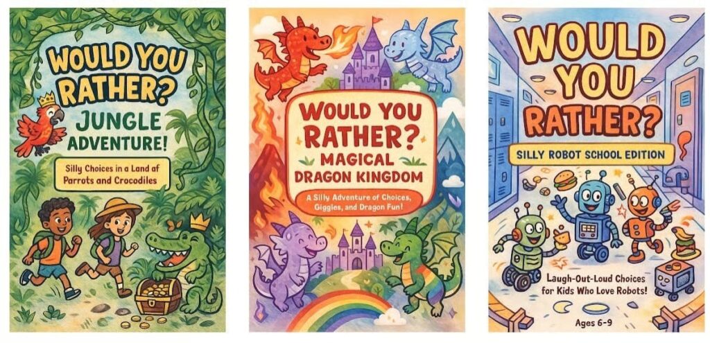 322 Prompts for Would You Rather? Books