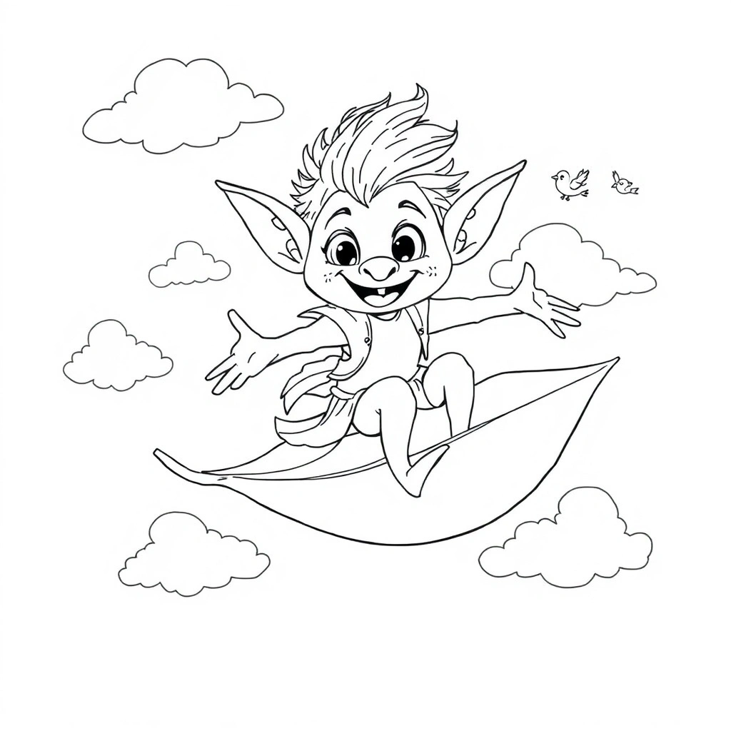 Goblin Giggles Coloring Pages