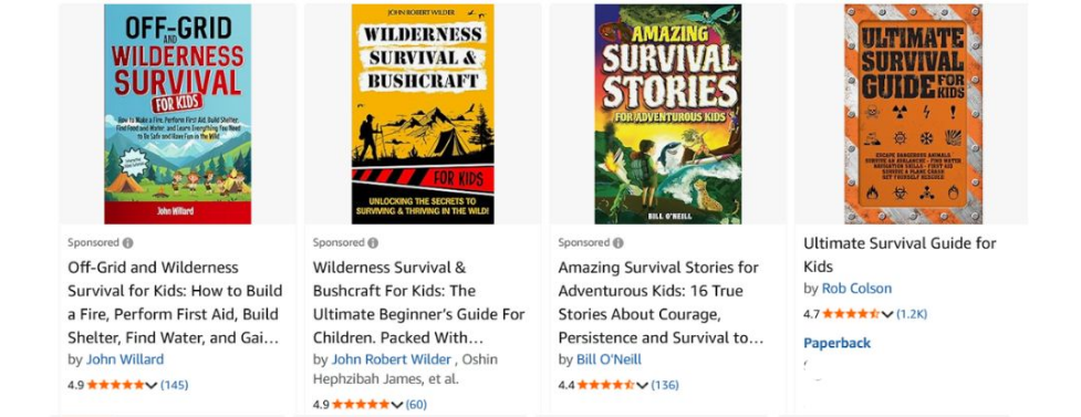 Survival Story Prompts For Kids (PLR)