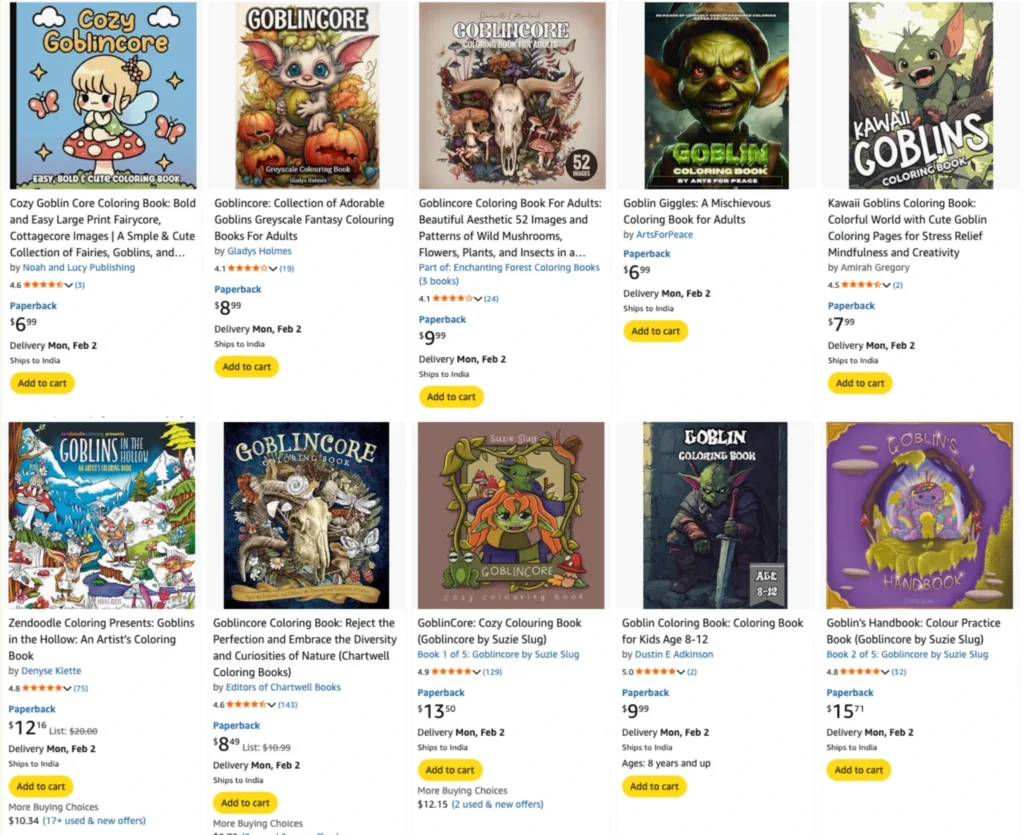 Goblin Giggles Coloring Pages