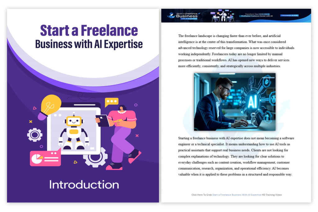 (PLR) Start a Freelance Business with AI Expertise-Video Course