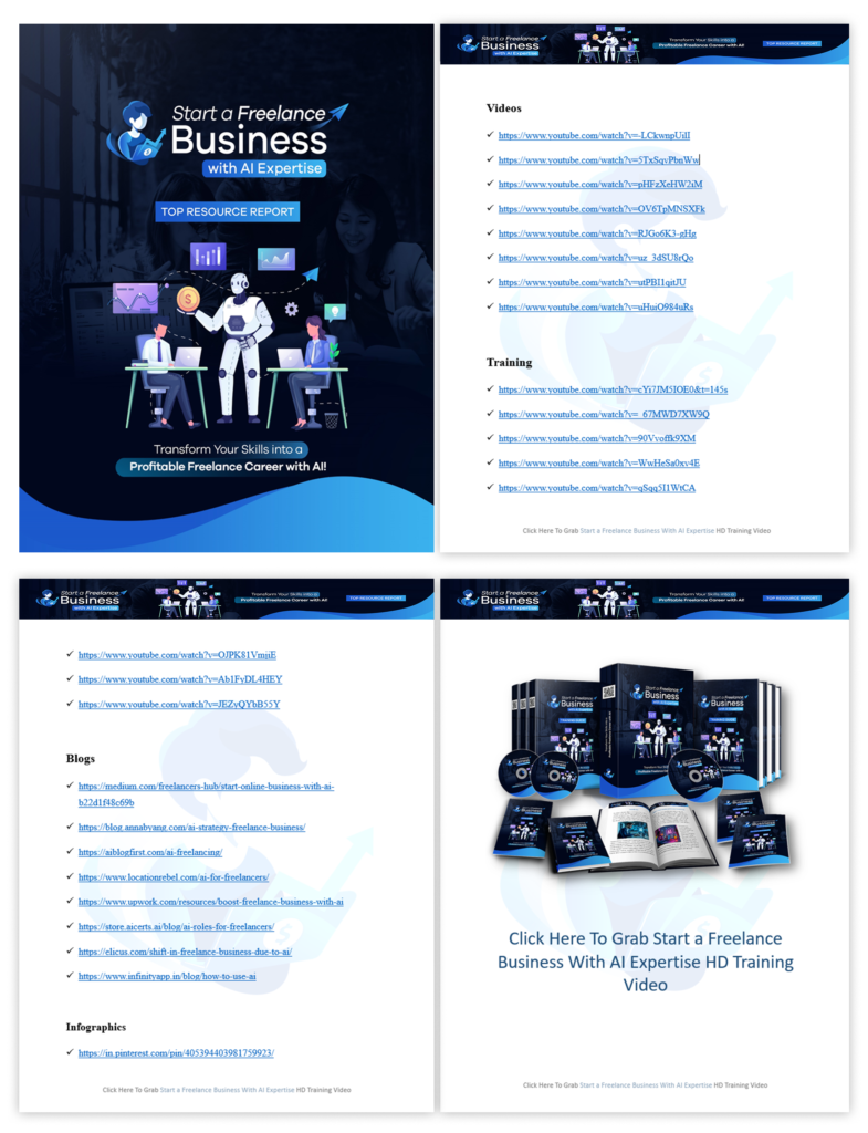 (PLR) Start a Freelance Business with AI Expertise-Video Course