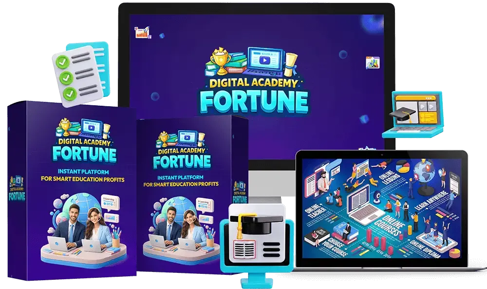 Digital Academy Fortune - DFY Platform to Sell Courses & Ebooks