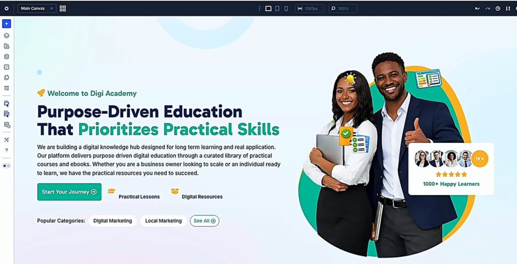 Digital Academy Fortune - DFY Platform to Sell Courses & Ebooks