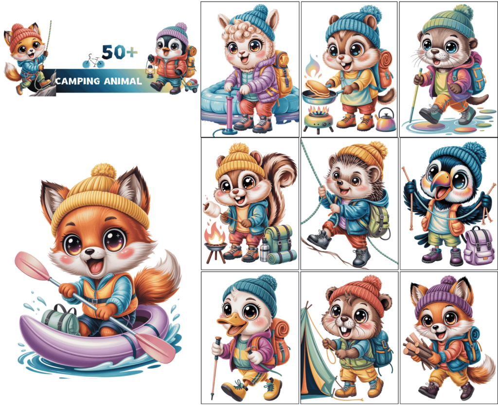 Playful Tails Coloring Pack (PLR)