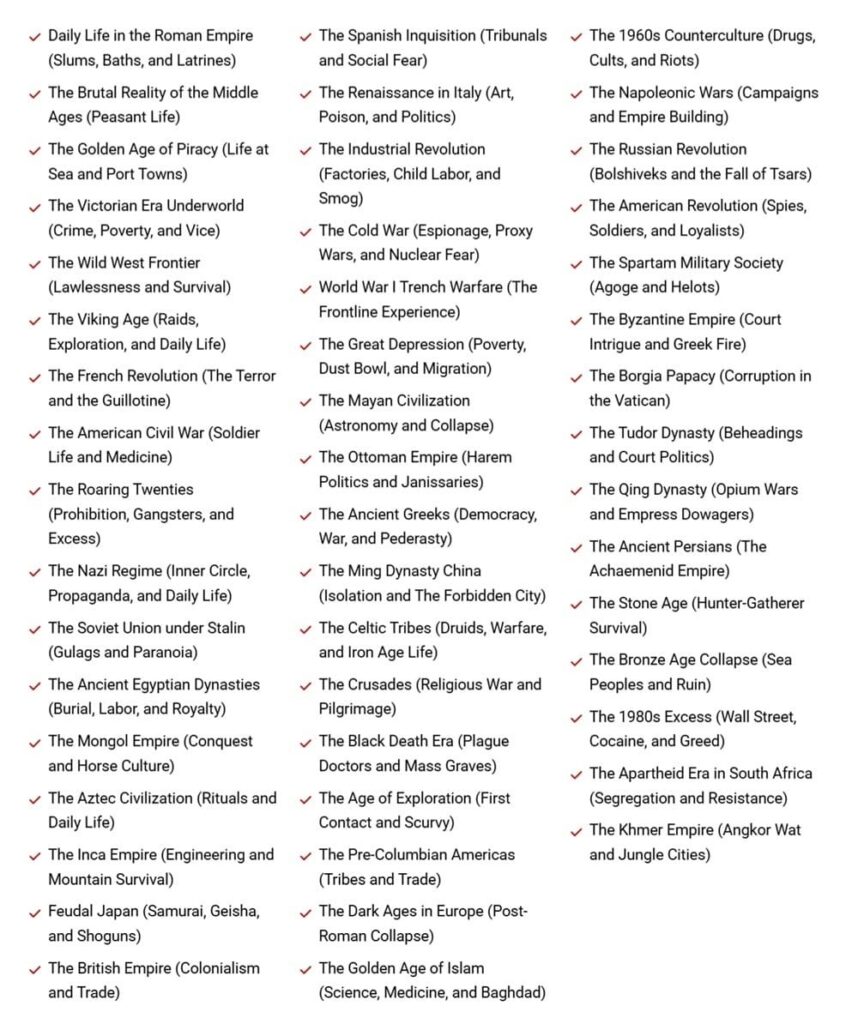 343 Prompts for Brutally Honest History Books