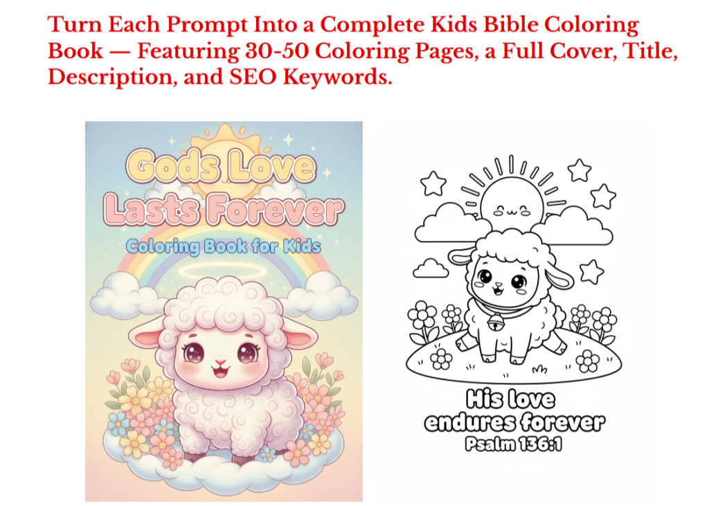 379 Prompts for Cozy Bible Coloring Pages for Kids